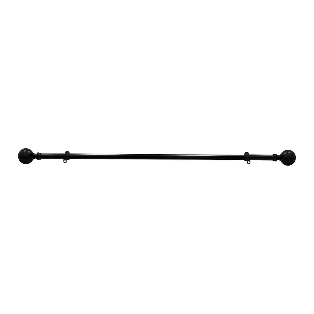 Buono II Morgan Black Decorative Rod & Finial 28-120