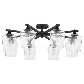 Quorum International 358-8 Veno 8 Light 32" Wide Semi-flush Ceiling