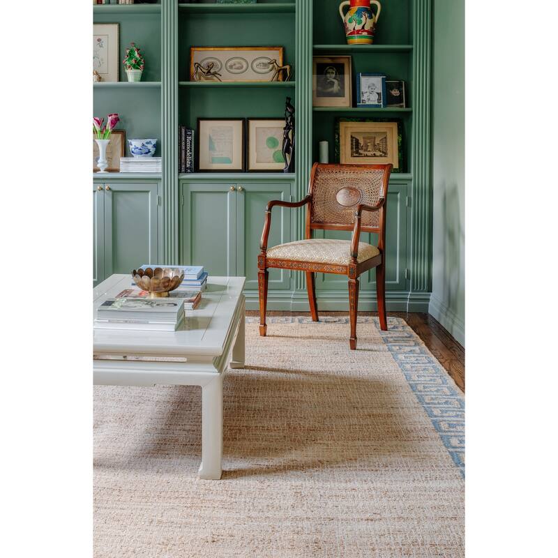 Erin Gates by Momeni Orchard Greek Key Hand Woven Wool and Jute Area Rug