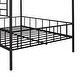 preview thumbnail 12 of 22, Metal House Bed Frame Full Size with Slatted Support No Box Spring Needed