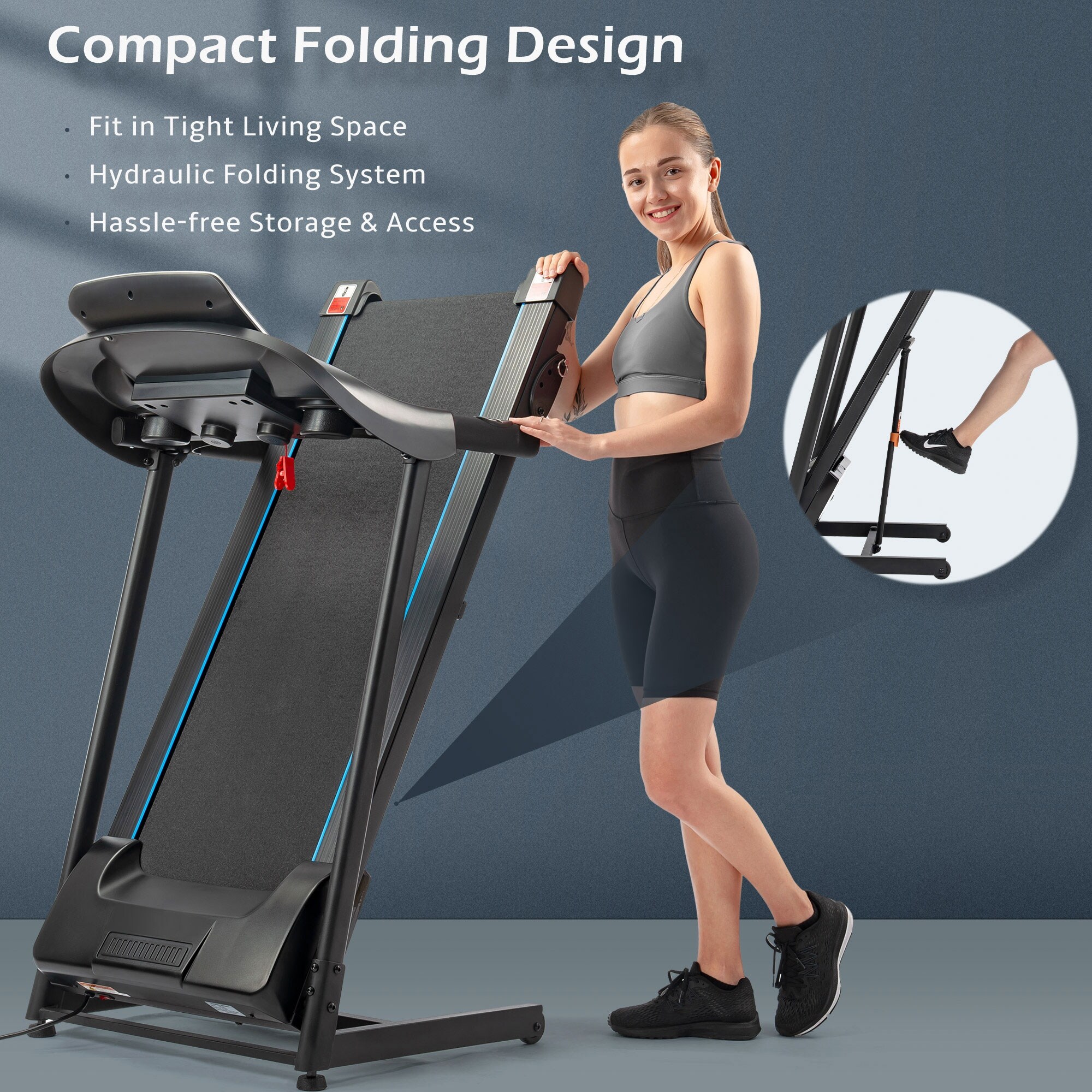 Portable discount motorized treadmill