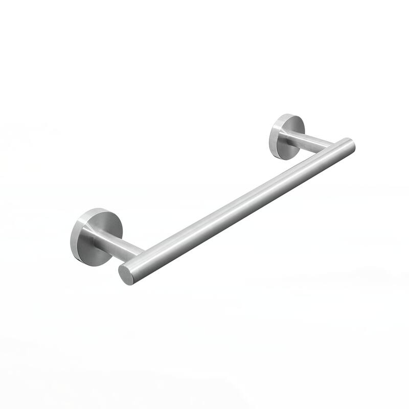 8-Pieces Brushed Nickel Bathroom Accessories Set