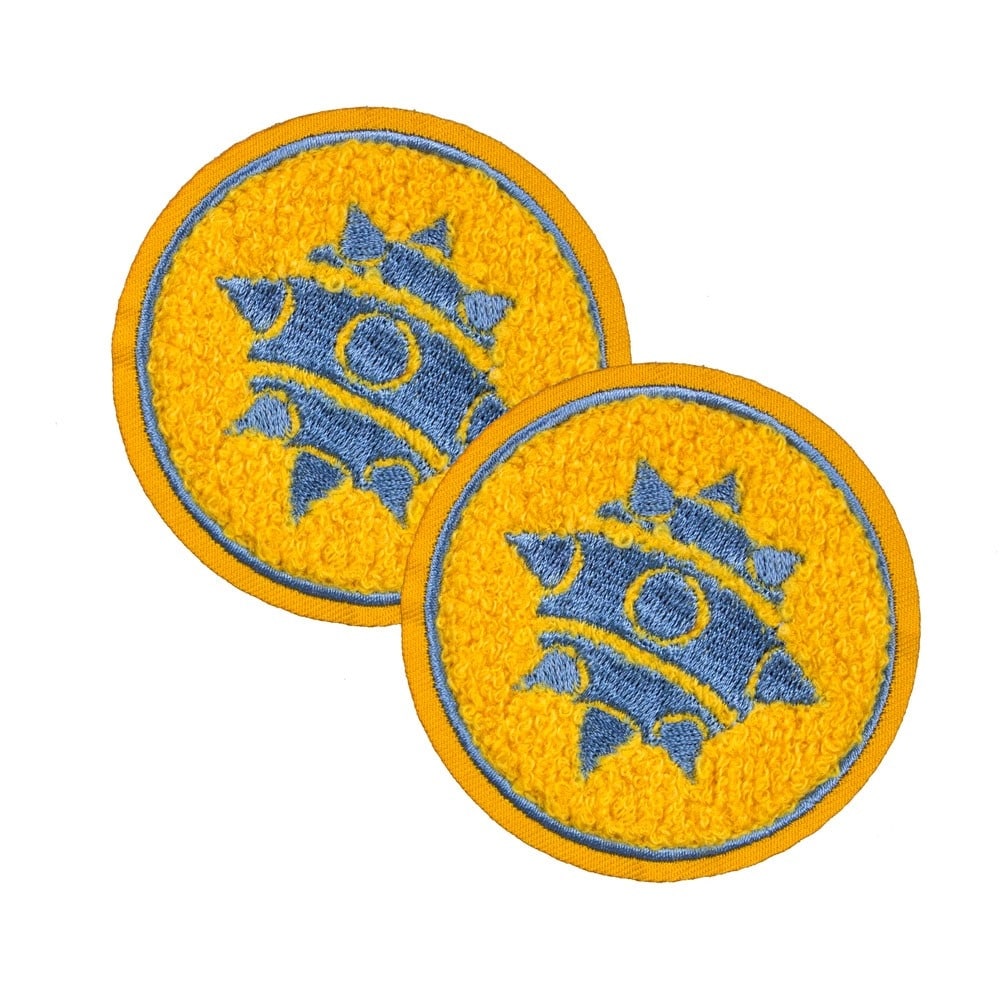 Shop Team Fortress 2 Demo Patches Set Of 2 Team Blu Red Free Shipping On Orders Over 45 Overstock 14199164