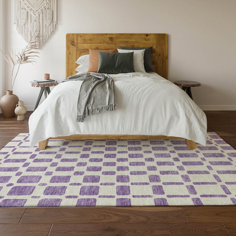 Premium Washable Super Soft Modern Hope Mayfield Rug