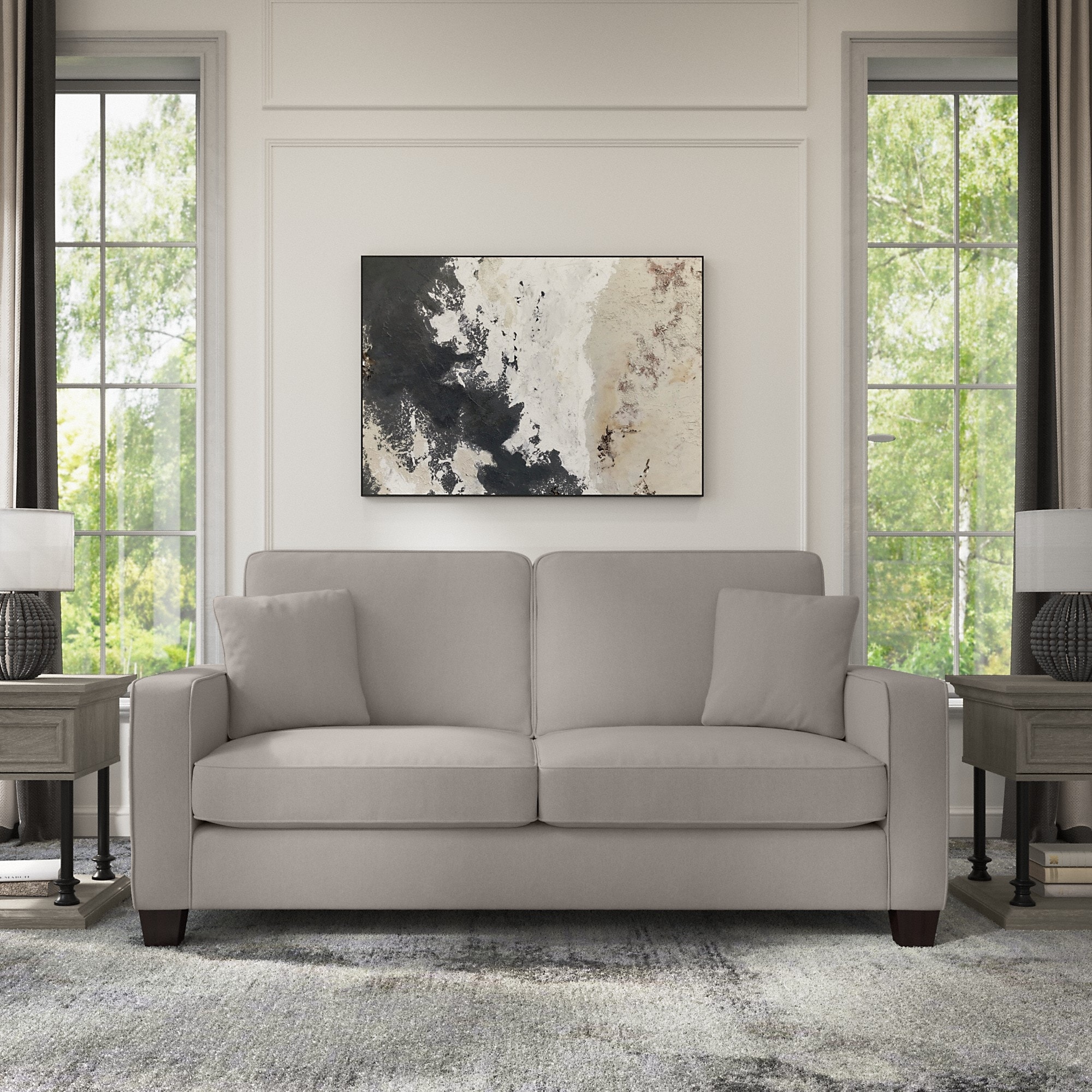 Safavieh Craft Perce 9 x 12 Gray/Dark Gray Indoor Abstract