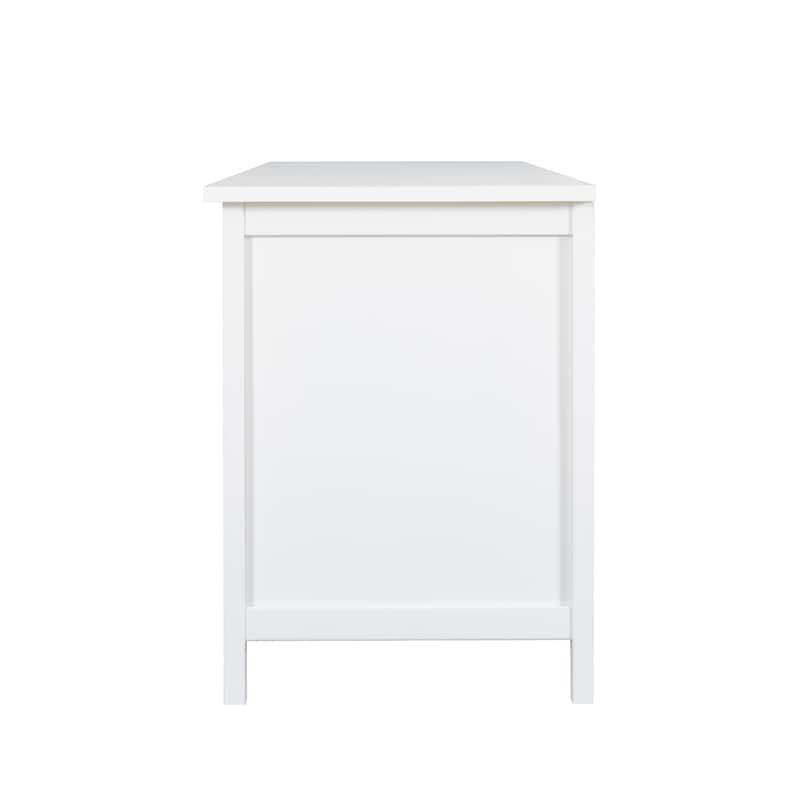 70" TV Stand with Glass Door & Storage for TVs Up to 70"