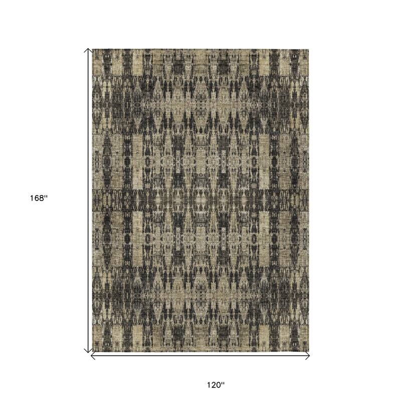 HomeRoots Moroccan Transitional Rectangle Outdoor Rug
