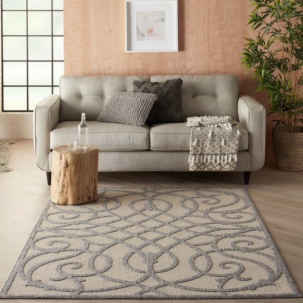slide 2 of 125, Nourison Palamos Geometric Scroll Indoor Outdoor Area Rug