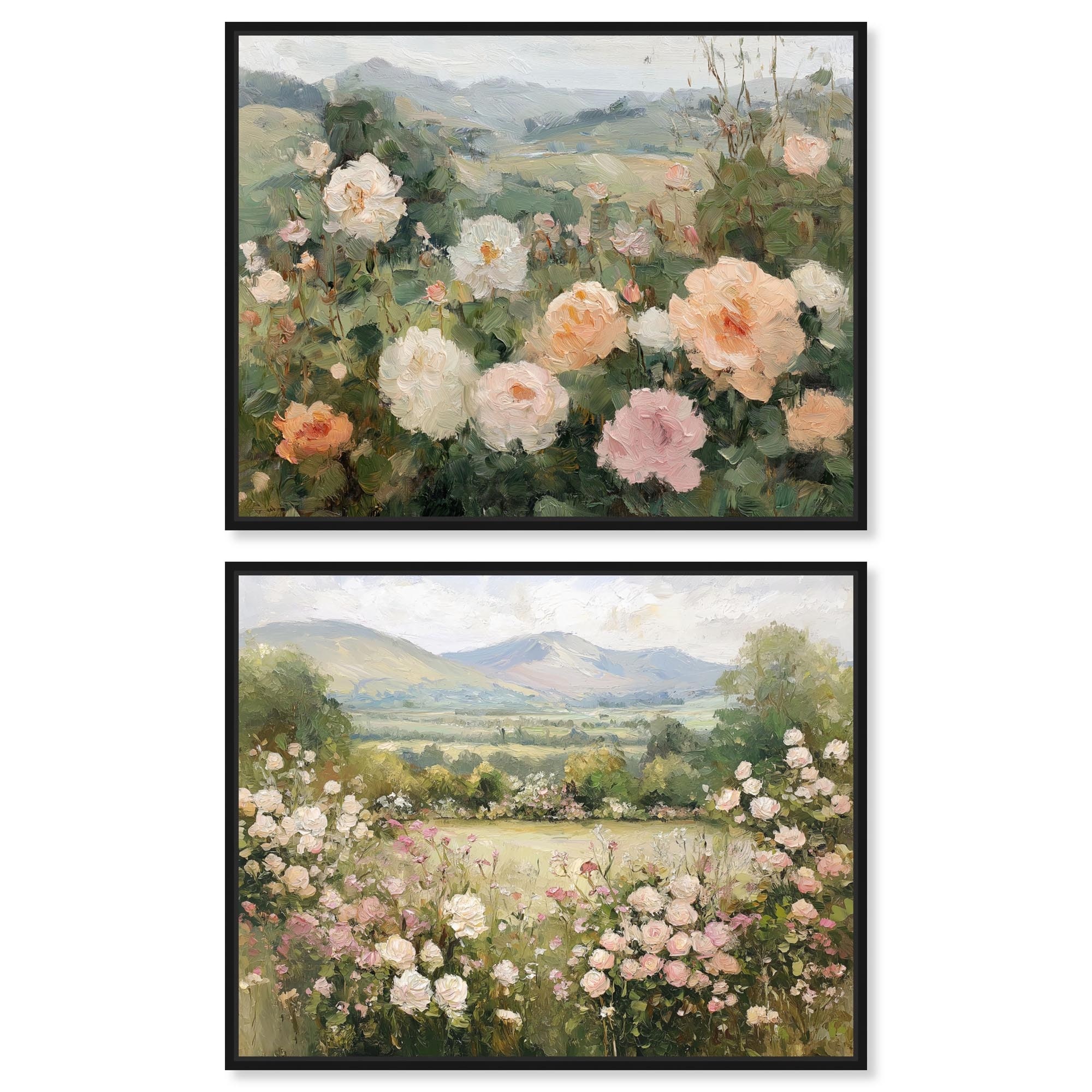 Bedroom Botanicals Farm Art Set of 2 Canvas Print by Art Remedy