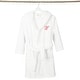 preview thumbnail 53 of 78, Sweet Kids 100% Polyester SUPER PLUSH Double Brushed Hooded Bathrobe with Pink Script Monogram