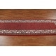 preview thumbnail 13 of 17, Red Traditional Botemir Runner Rug Hand-knotted Wool Carpet - 2'6" x 9'8"