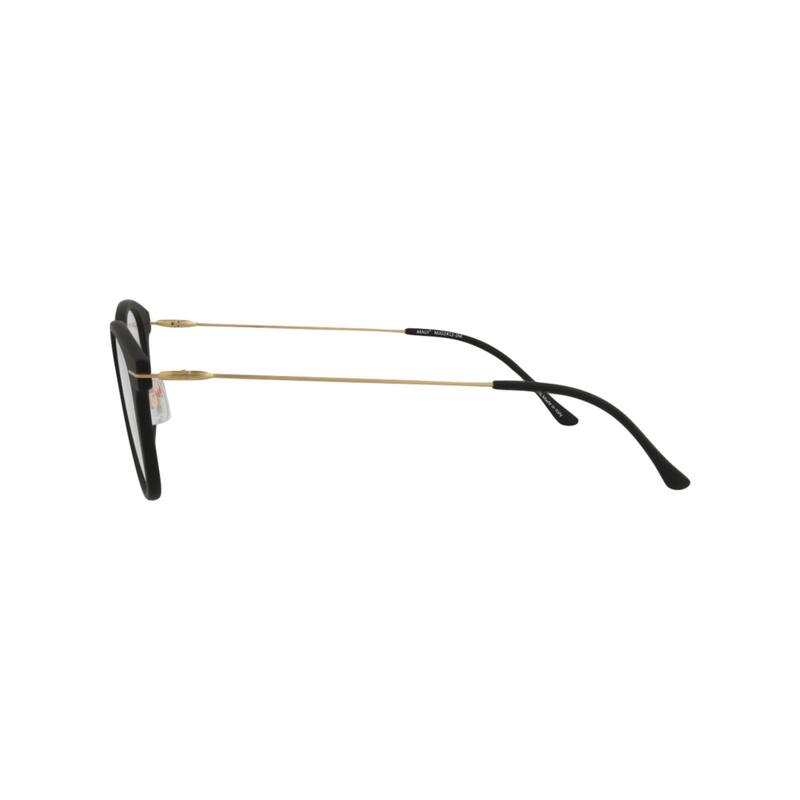 Maui Jim Round-Frame Nylon Optical Frames - Black Gold Transparent - N/A