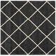 preview thumbnail 48 of 135, SAFAVIEH Hudson Shag Estella Diamond Trellis 2-inch Thick Rug 11' x 11' Square - Dark Grey/Ivory