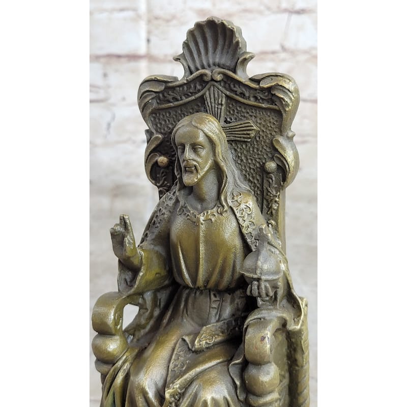 Valli Jesus Of Nazareth Christ Christianity Bronze Marble Sculpture Statue Decor