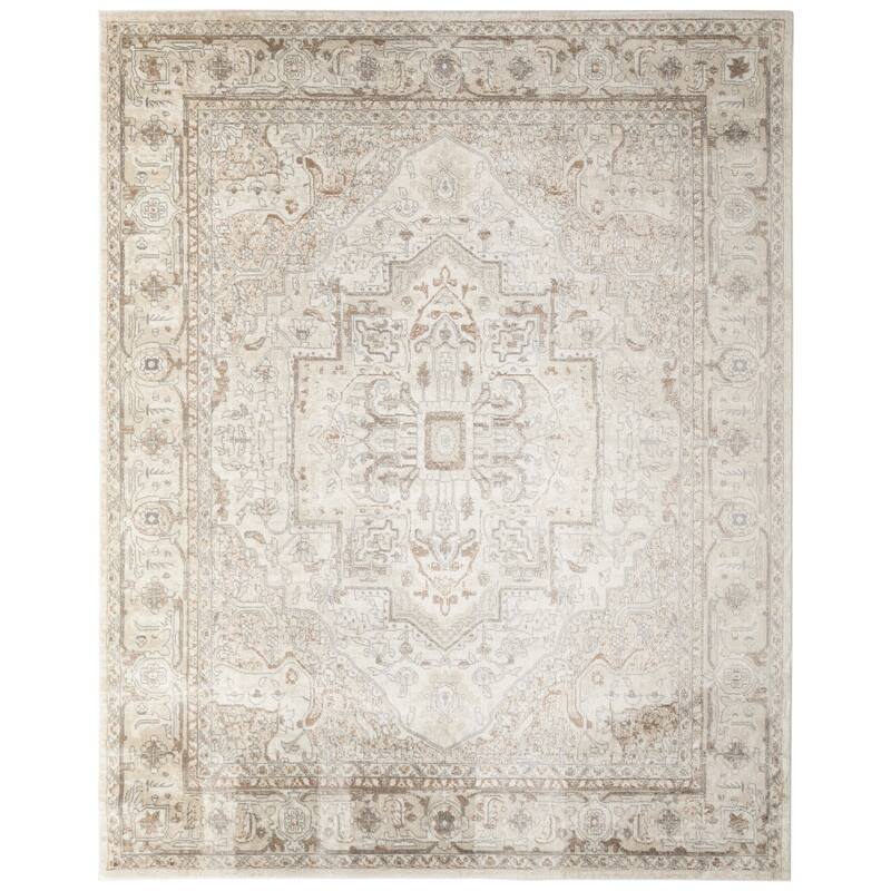 Nourison Quarry Indoor only Persian Area Rug - 7' 10" x 9' 10" - Beige