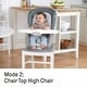 preview thumbnail 4 of 5, 3-in-1 High Chair Braden - High Chair, Toddler Chair, and Booster