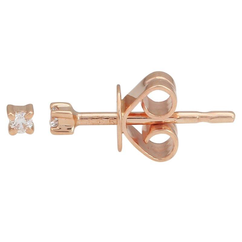 Joelle Collection Diamond Tiny Stud Earrings 1/50 ct. 14K Gold