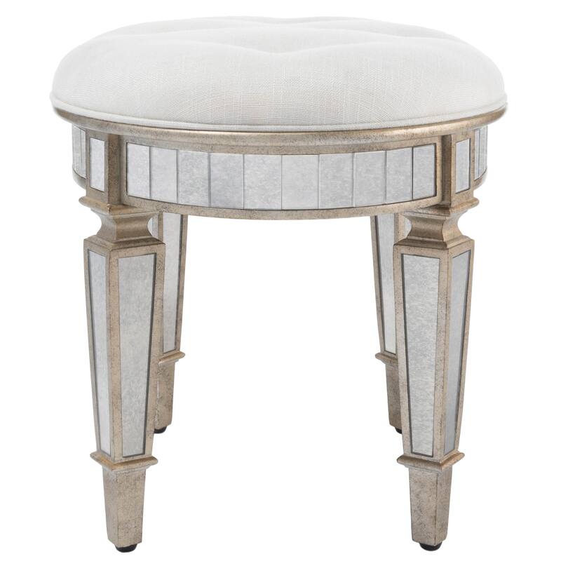 Garbo Mirrored Vanity Stool