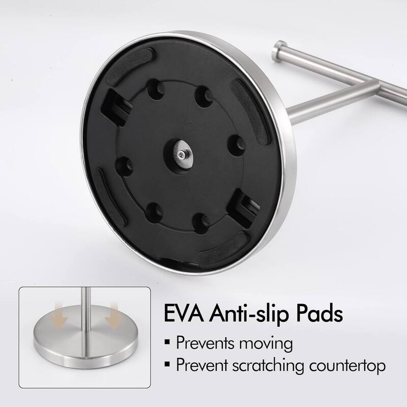 Countertop T-Shape Towel Rack Holer with Heavy Weight Base