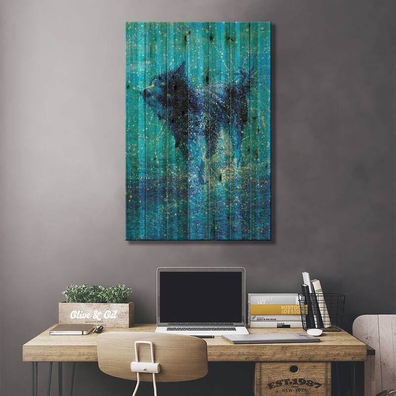 Kookoo Print On Wood by Iris Scott - Multi-Color