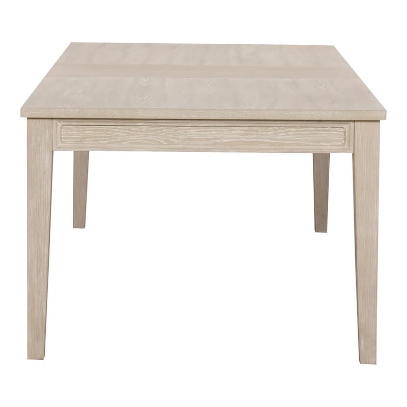 Furniture of America Drayden Light Oak Wood Extendable 90-inch Dining Table
