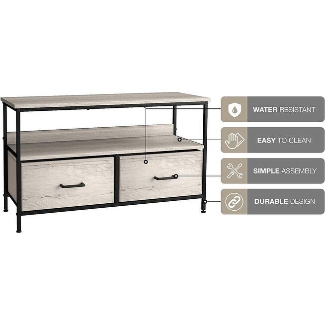 Dresser Drawers TV Table Stand 25-50 Inch, Furniture Storage Chest