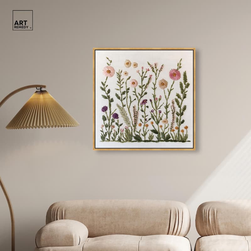Wildflower Patch III Canvas by Art Remedy