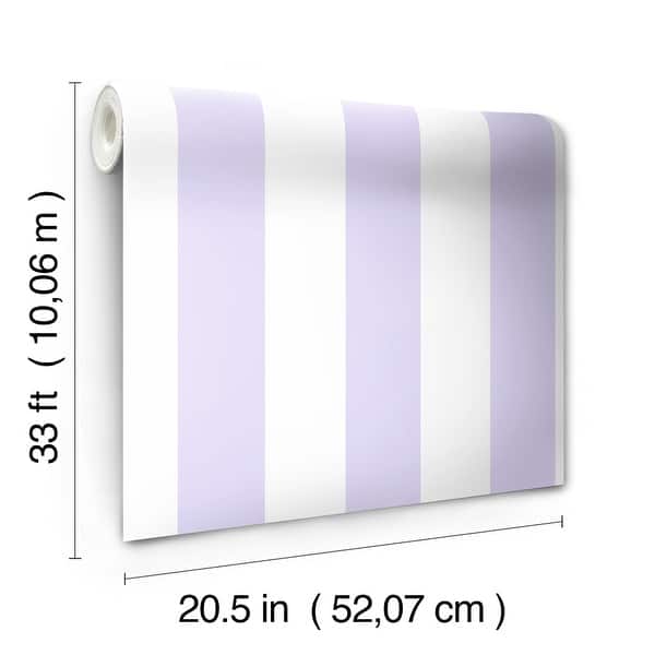 Disney Princess Silk Stripe Purple Wallpaper