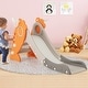 preview thumbnail 4 of 8, Gymax 4-in-1 Toddler Slide w/ Basketball Hoop & Ball Ring Toss Game