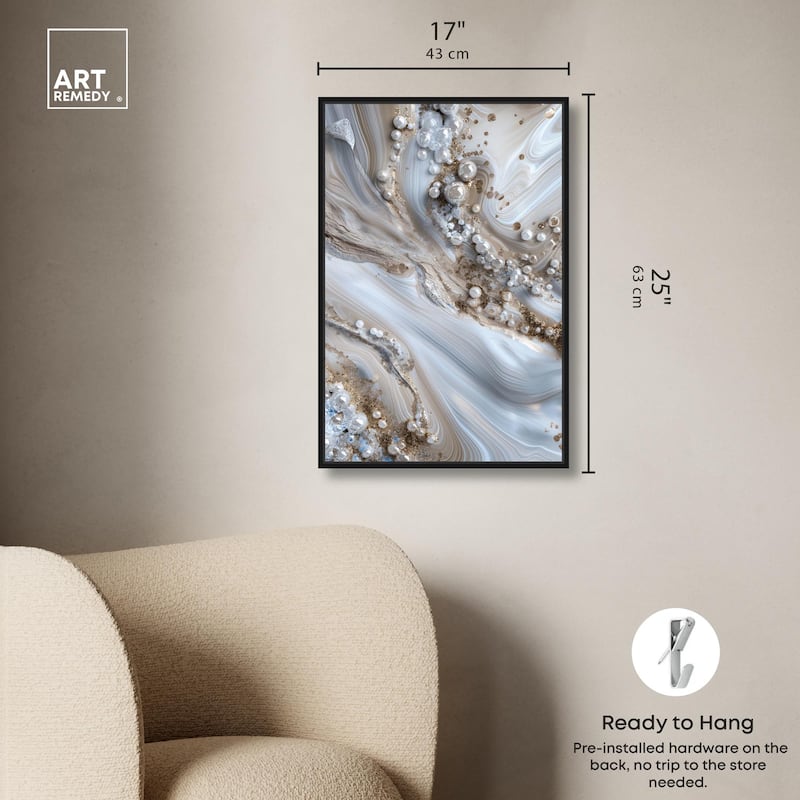 Effervescent Earth Canvas by Art Remedy