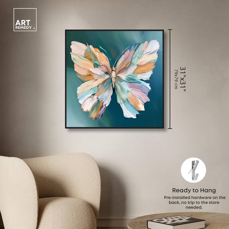 Wings of Duality Canvas by Art Remedy
