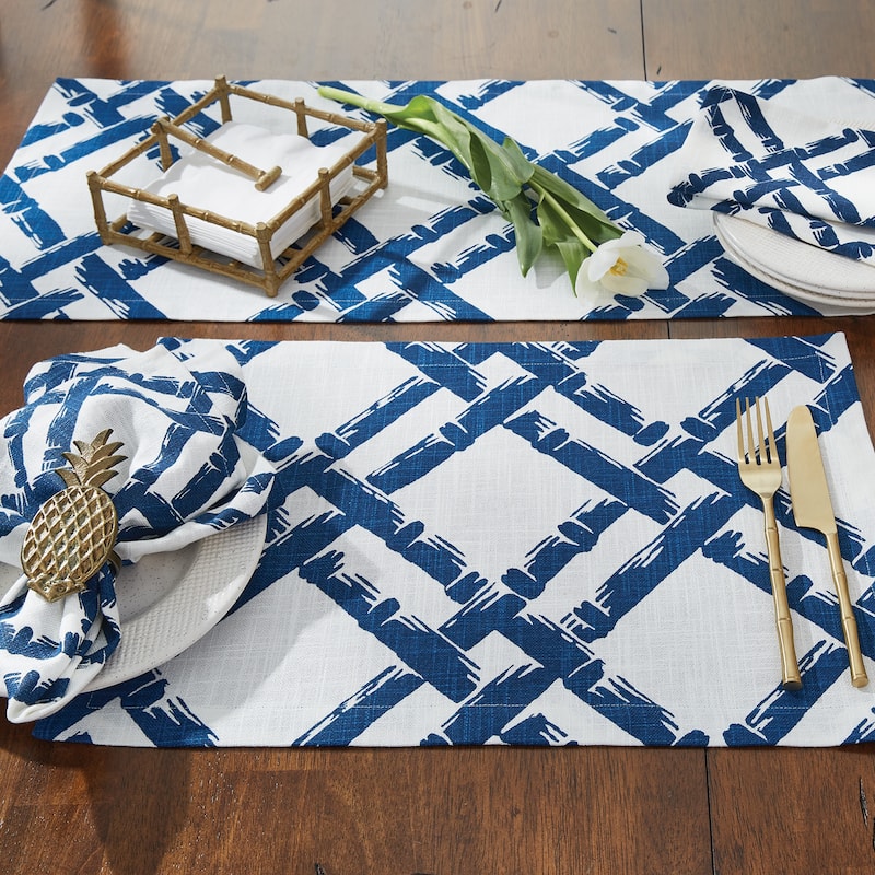 Park Designs Bamboo Trellis Placemat Set of 4 - 13" x 19"