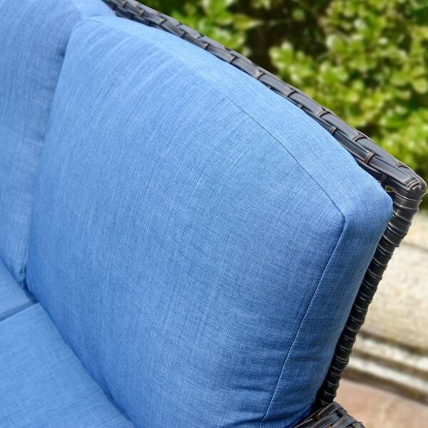 Shop Ovios 4 Pcs Patio Furniture Sets Water Resistant Wicker Deep
