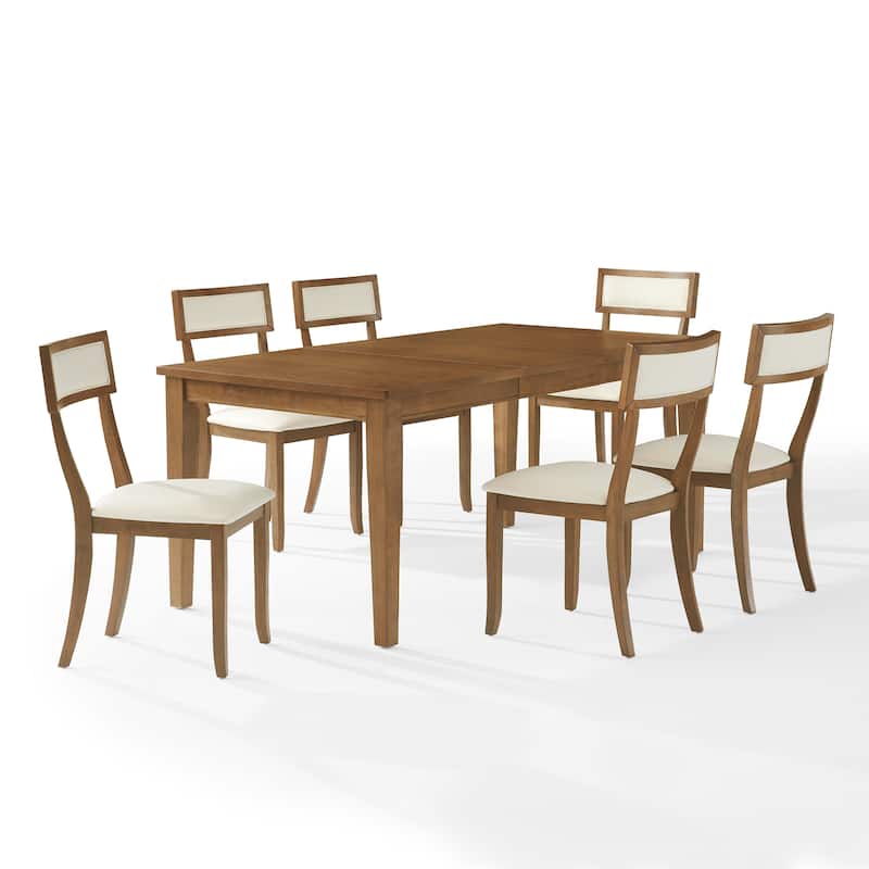 Crosley Alessia 7-Piece Dining Table Set For 6 - Brown