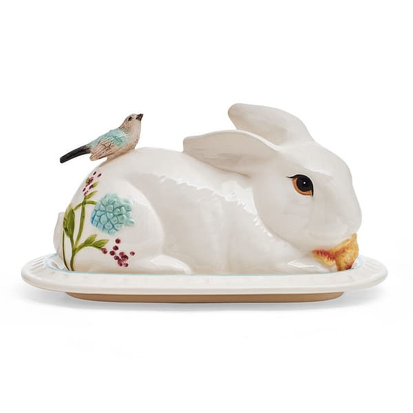 Fitz and Floyd Meadow Covered Butter Dish Bed Bath & Beyond 39986602