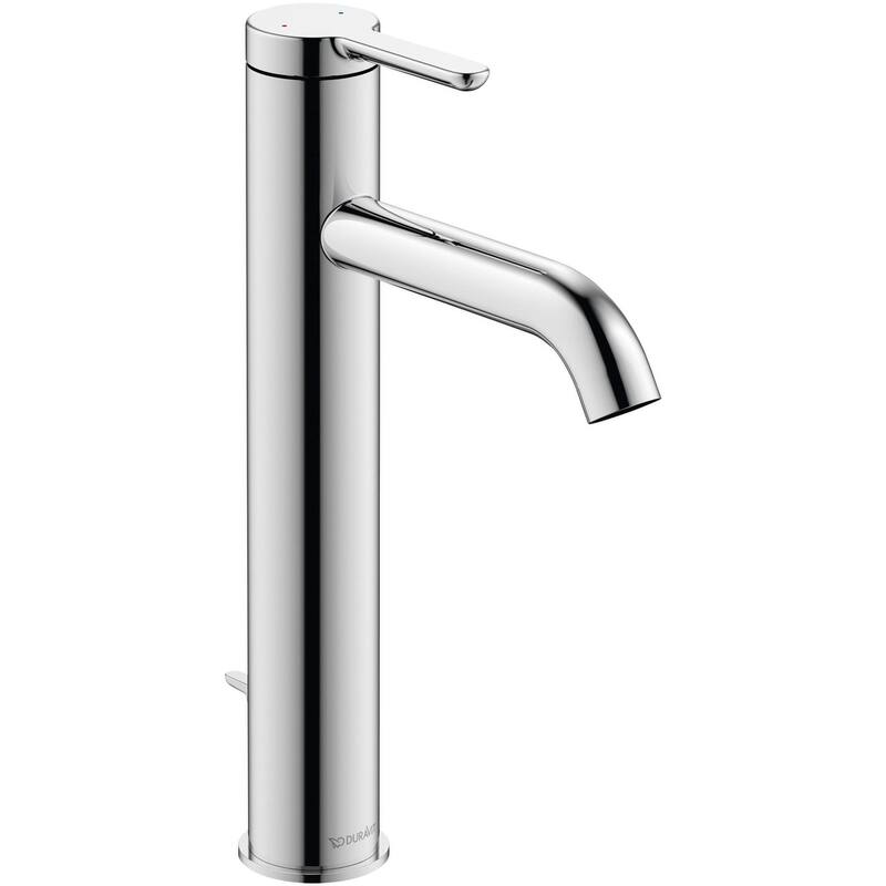 Duravit C11030001 C.1 - 1.2 GPM Single Hole Bathroom Faucet with - Chrome - Chrome