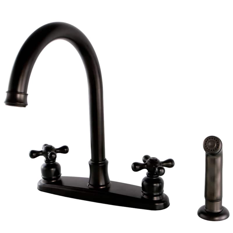 Kingston Brass Victorian 1.8 GPM Standard Kitchen Faucet - Includes - Oil Rubbed Bronze