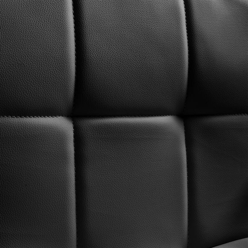 Adjustable Height Bar Stools Set of 2, Modern Square Tufted Upholstered Bar Chairs with Footrest.