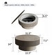 preview thumbnail 2 of 11, Solid Wood Veneered Modern Coffee Table with Storage
