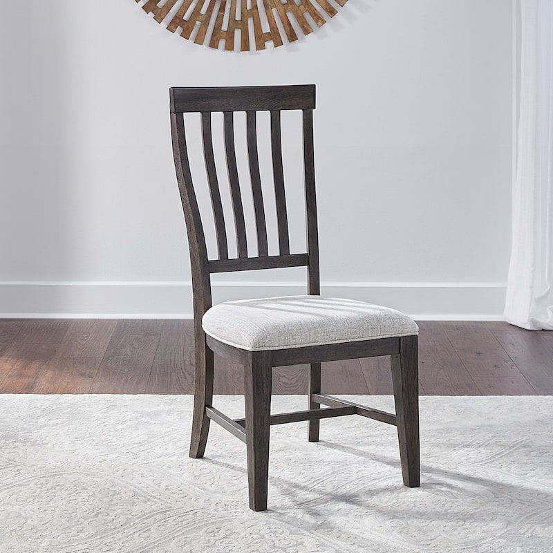 Liberty Furniture Grant Park Dining Set with Expandable Trestle Table and Chairs- 5 or 7 Piece