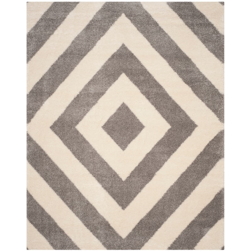 SAFAVIEH Portofino Shag Sakineh Modern 2-inch Thick Rug