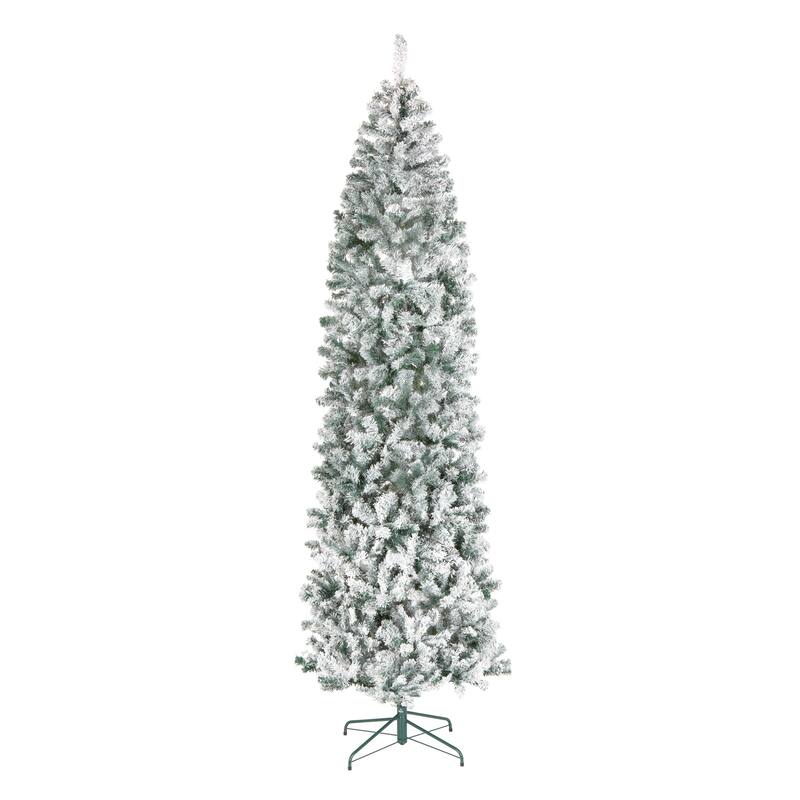 National Tree Company 9 ft. Acacia Flocked Tree - 9 Foot