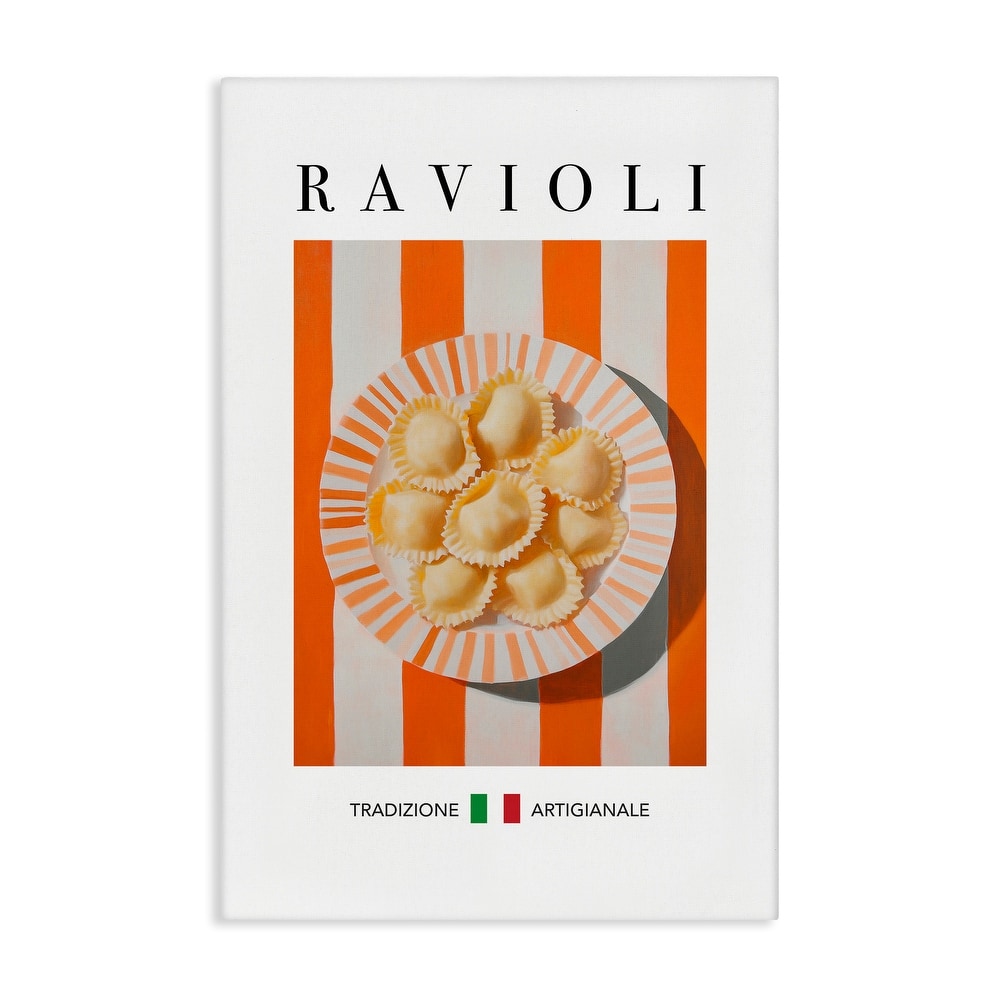 Stupell Traditional Ravioli Pasta Canvas Wall Art Design By Andreas Magnusson