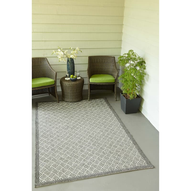 ECARPETGALLERY Machine Woven Eve Indoor/Outdoor Area Rug