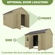 preview thumbnail 21 of 24, VEIKOUS Outdoor Wood Storage Shed with Lockable Door and Window - 8'x12'