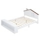 preview thumbnail 13 of 15, Platform bed with house shape headboard
