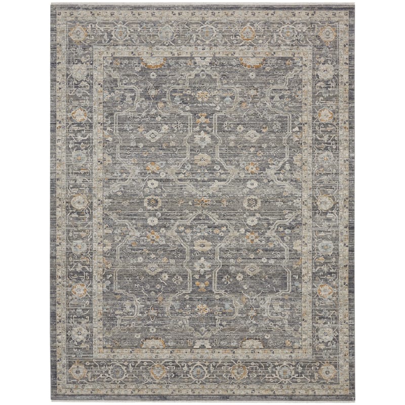 Nourison Nyle Indoor only Grey Persian Area Rug