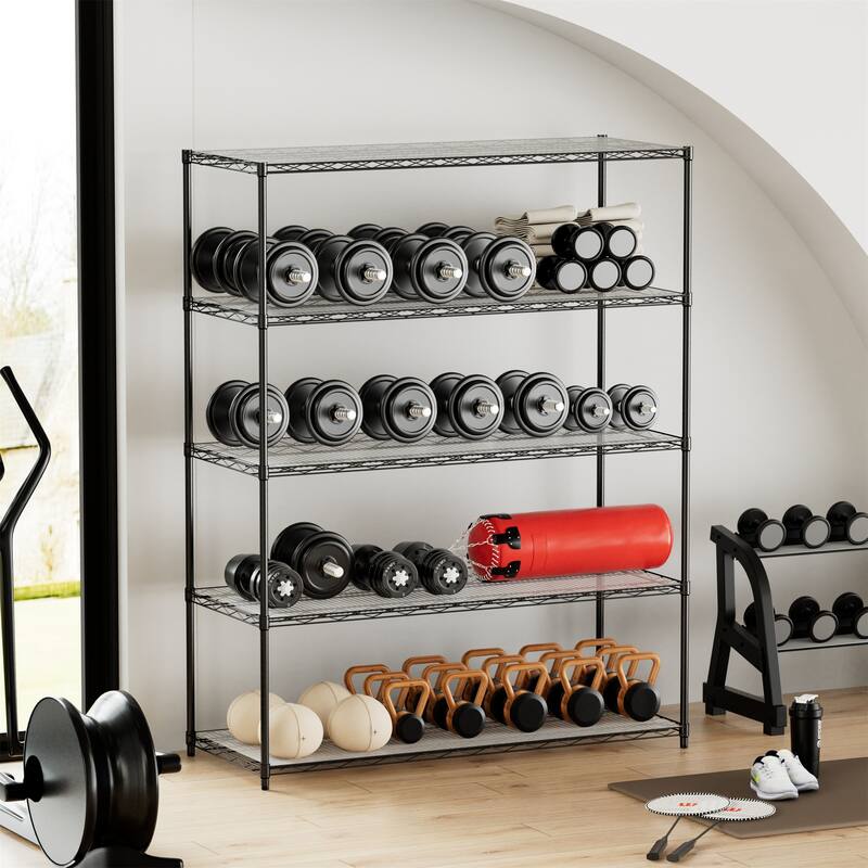 5-layer Heavy-duty Adjustable Shelves