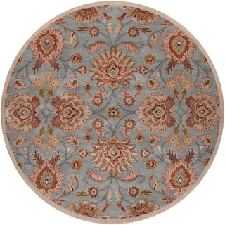 Patchway Handmade Classic Floral Wool Area Rug