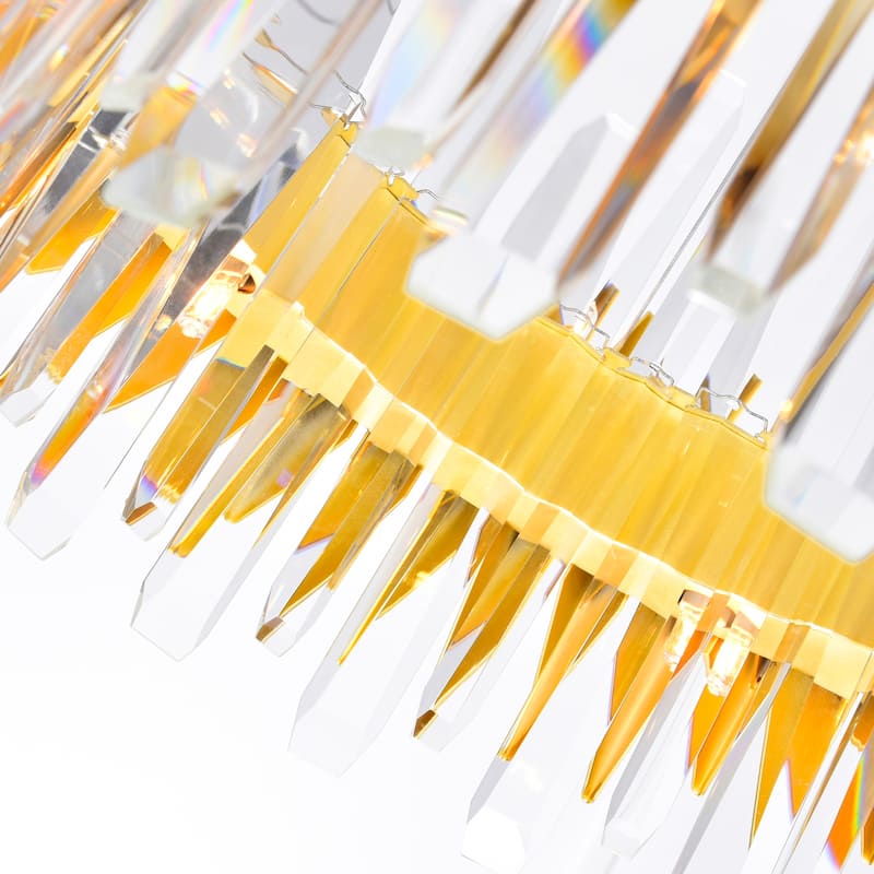 Cityscape 12 Light 20in Satin Gold Chandelier - Satin Gold